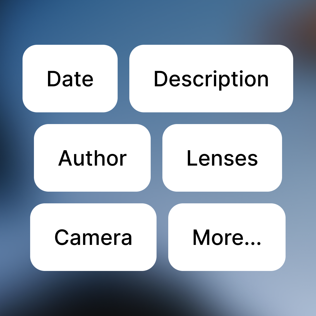 Photo library & EXIF — Aldo Reborn